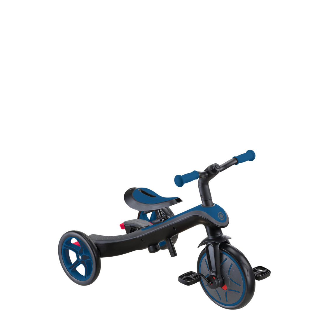 Triciclo y Bicicleta de Balance 4 En 1 Azul Ninos