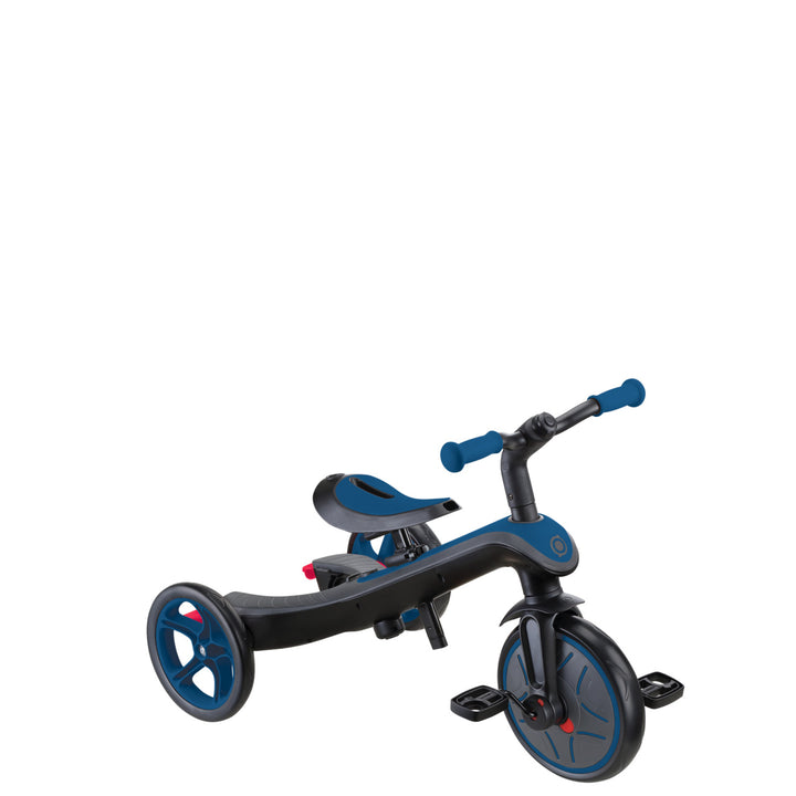 Triciclo y Bicicleta de Balance 4 En 1 Azul Ninos
