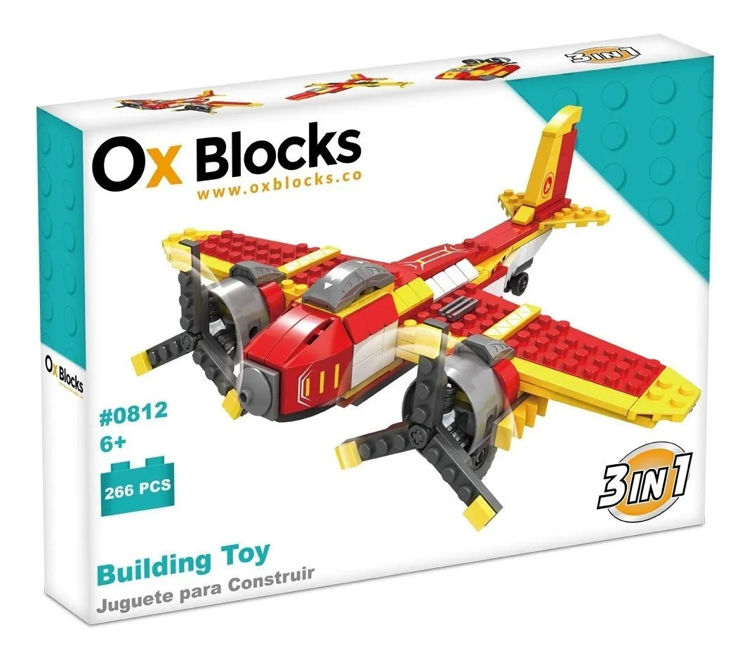 Juego De Construcción Tipo Lego 3 en 1 266 Piezas
