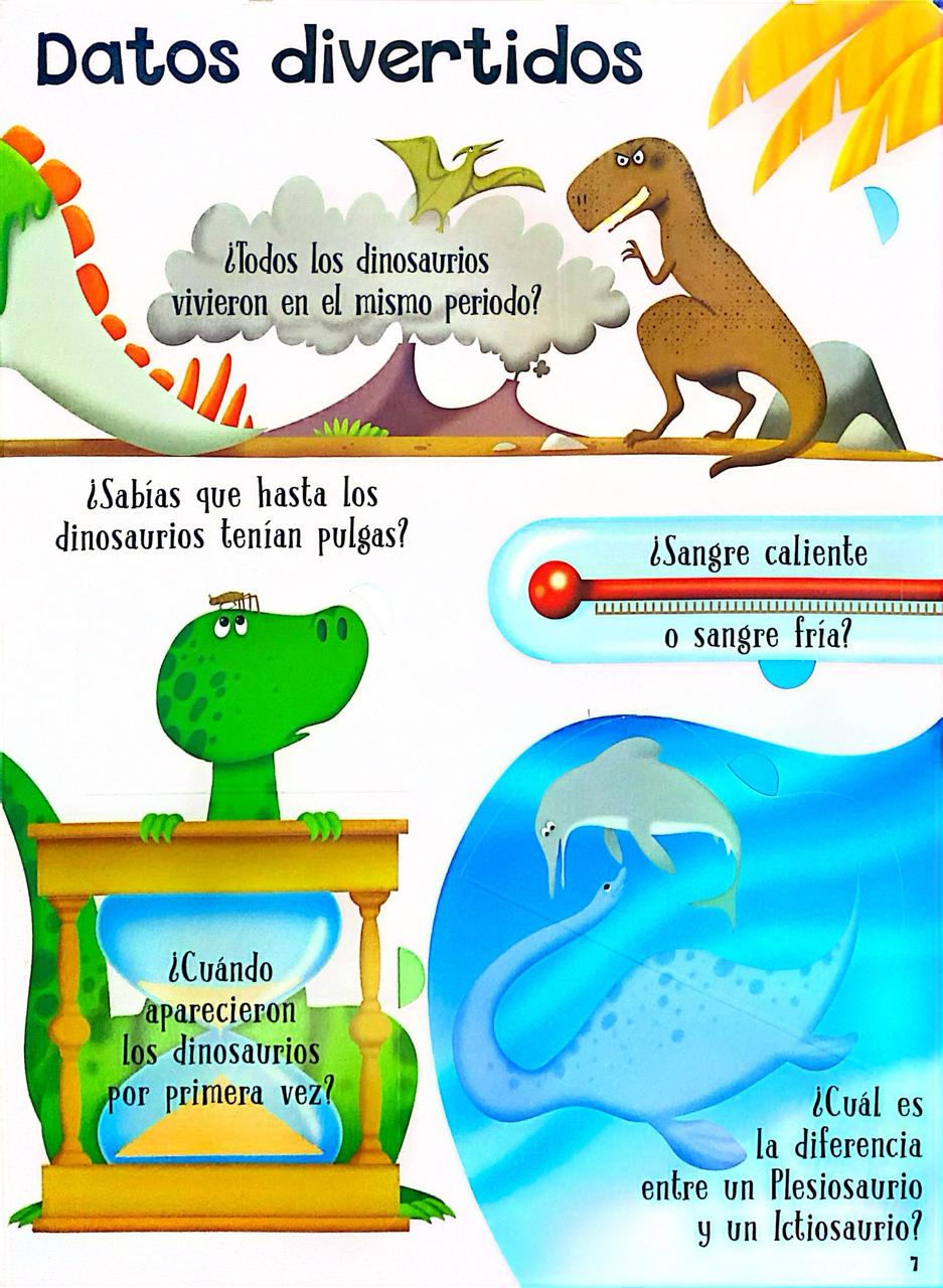 Libro Curiosidades Dinosaurios Levanta Solapas