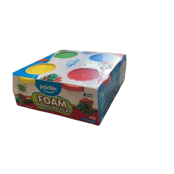 Set De Foamy Moldeable 4 Colores
