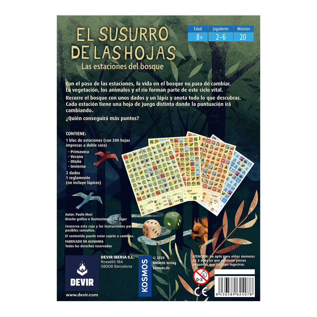 Juego De Mesa El Susurro De Las Hojas