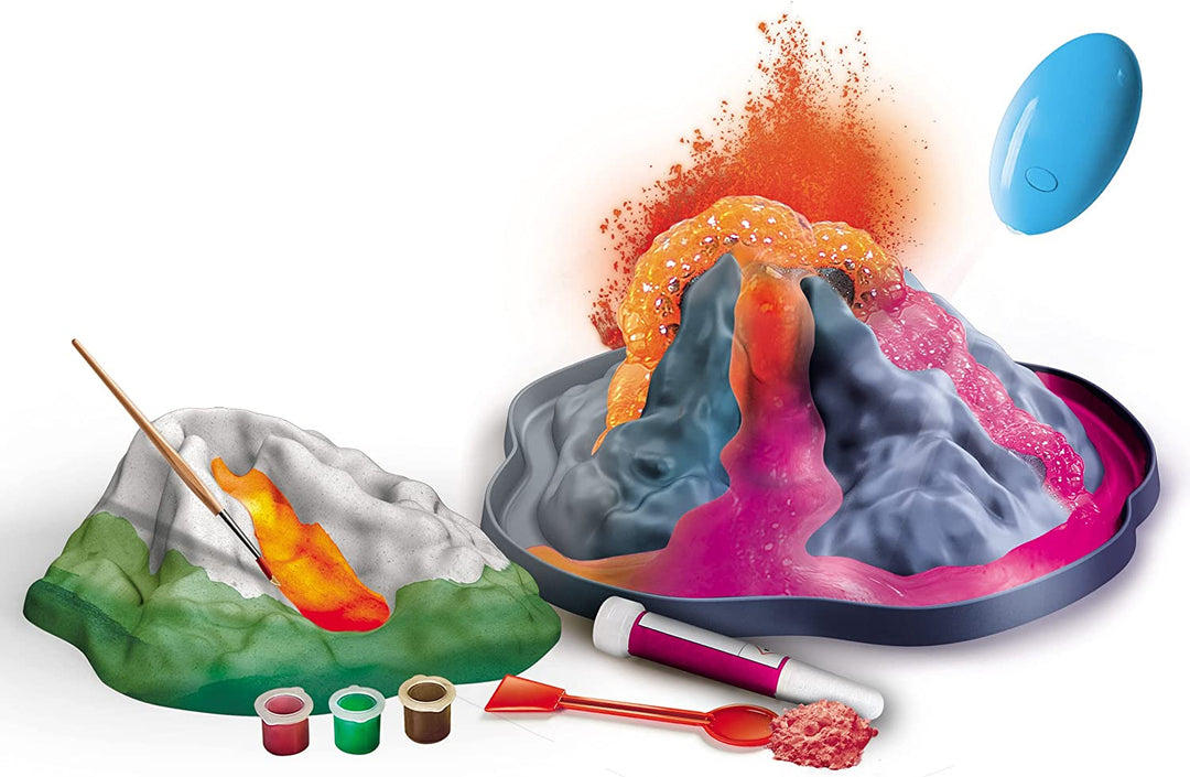 Experimento Volcanes Y Reacciones Brillantes Niños