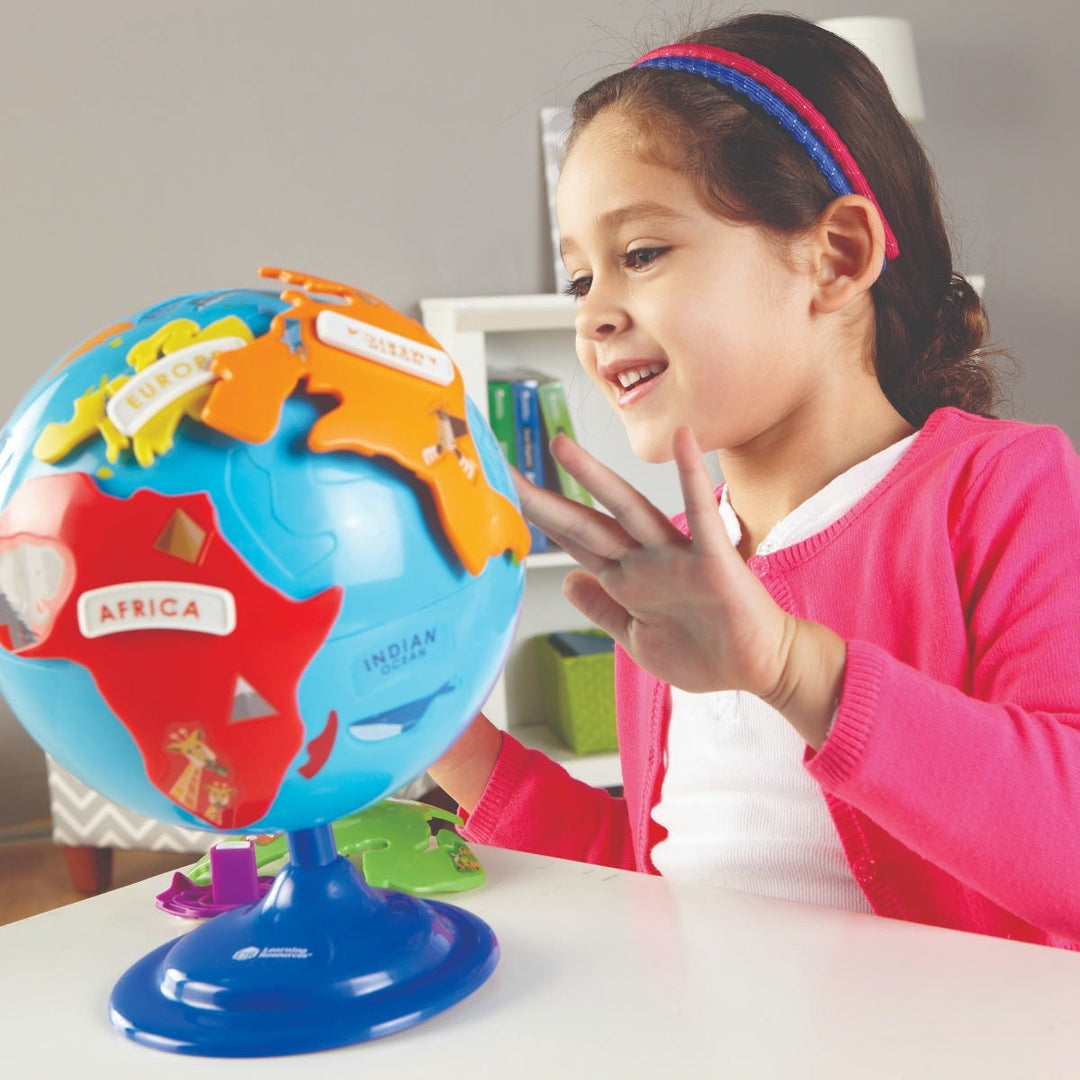Juguete Rompecabezas Globo Terráqueo Para Niños