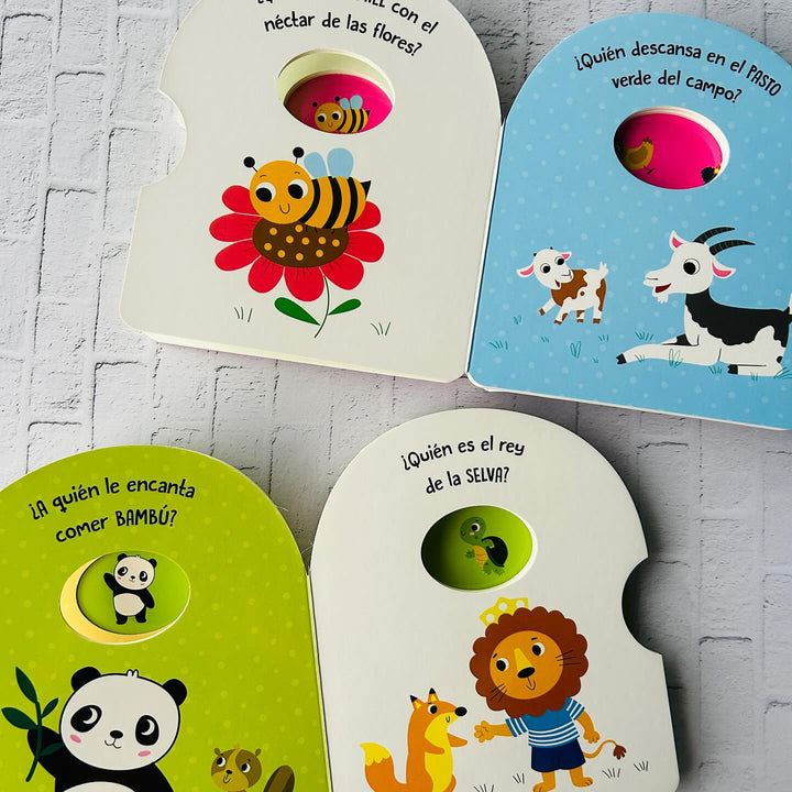 Libro Didáctico Gira Y Aprende Animales