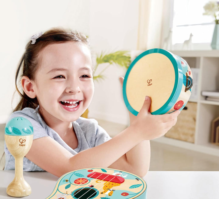 Juego Set  Musical 4 En 1 Madera Para Niños