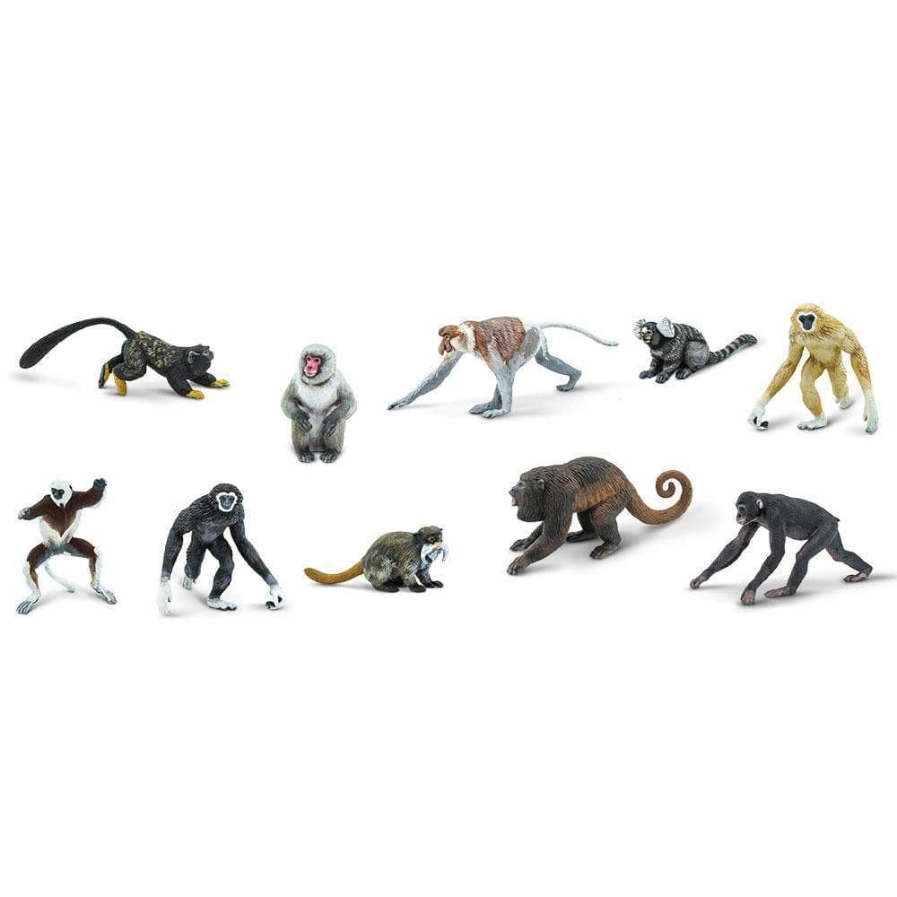 Figuras Animales Primates Pintado a Mano