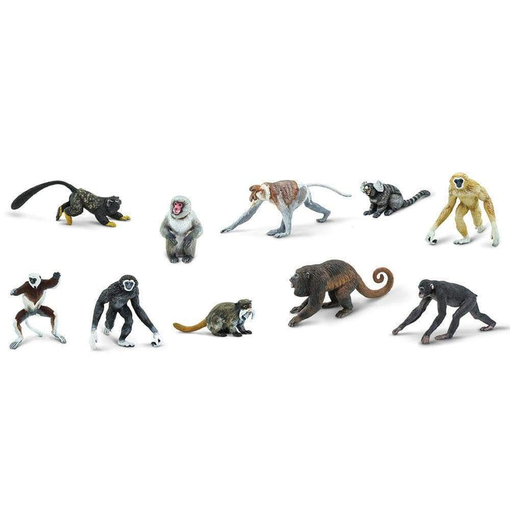 Figuras Animales Primates Pintado a Mano