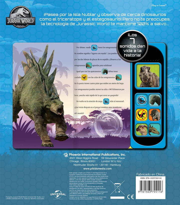 Libro Interactivo Rueda Con Los Dinosaurios