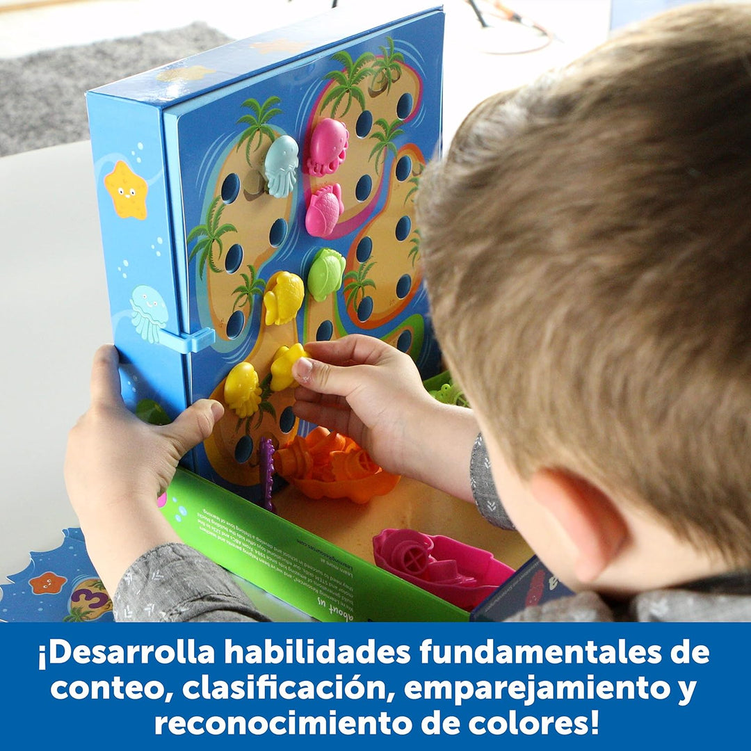 Juego De Clasificacion Y Motricidad Fina Bajo Del Mar