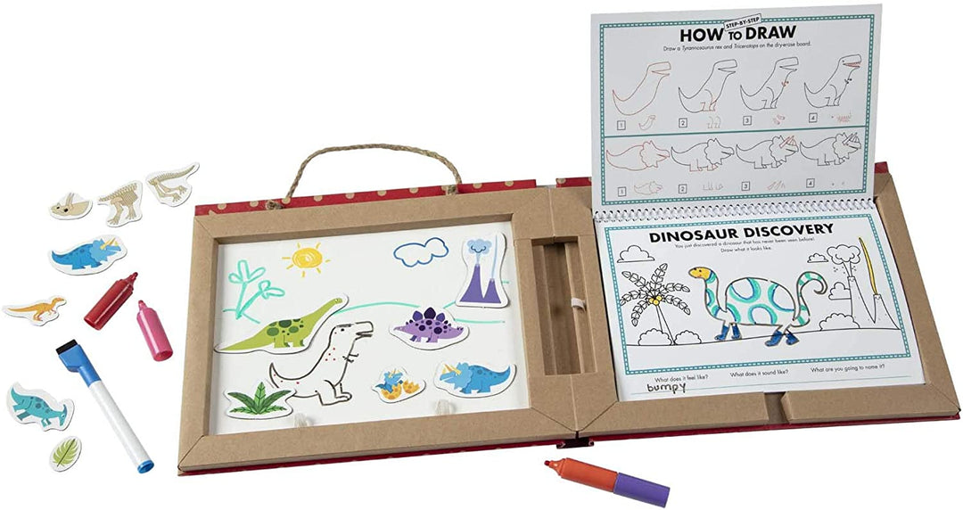 Tablero Fichas Magneticas Dinosaurios