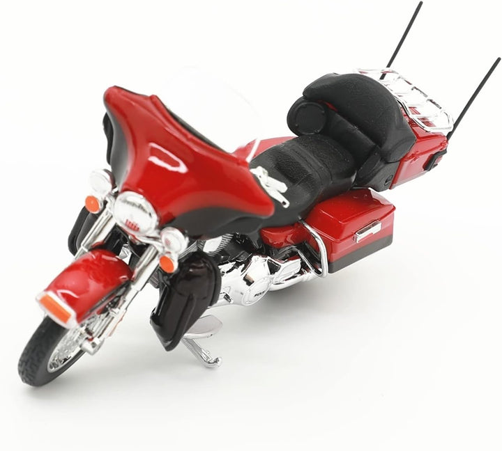 Moto A Escala 1:12 Harley Davidson Rojo Motos De Colección