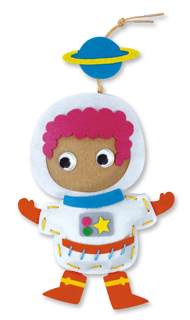Set De Arte Y Manualidades Amigos Tejidos Astronauta Lv3