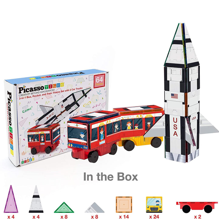 Juego De Construcción Magnético 3 en 1