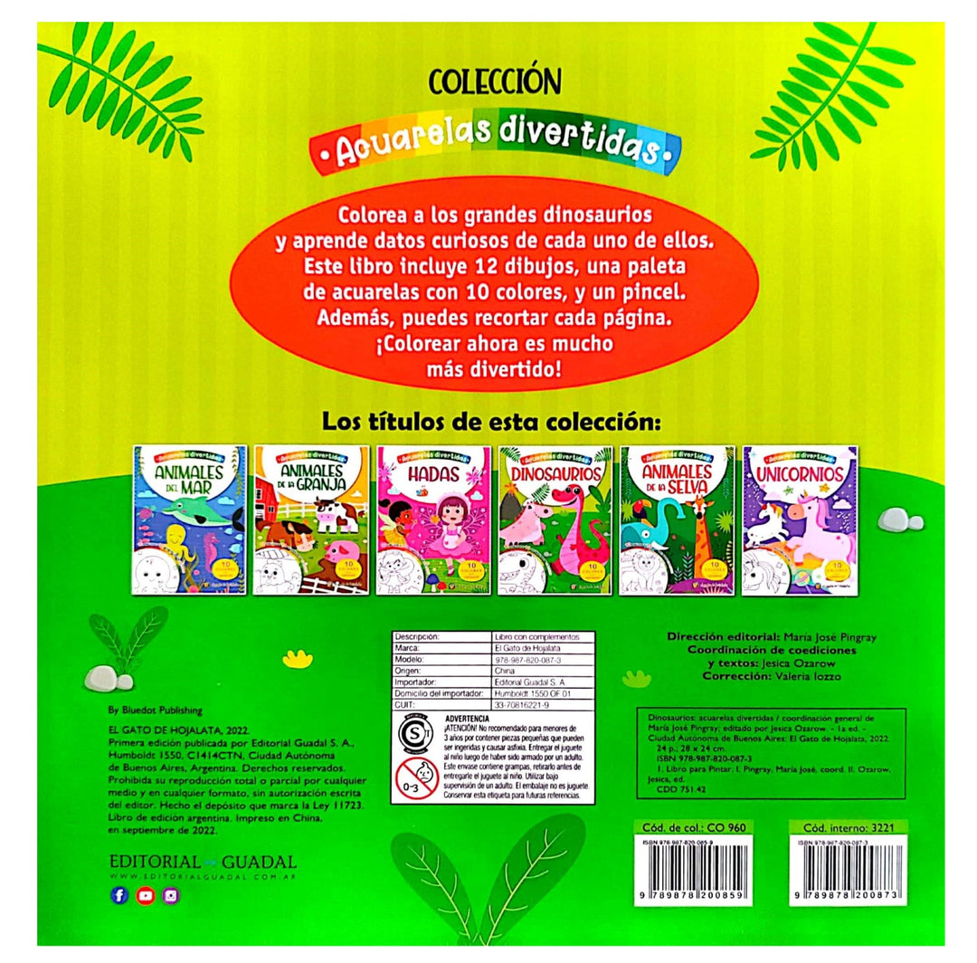 Libro De Manualidades Dinosaurios