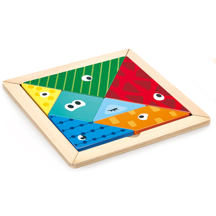 Tangram En Madera Para Niños