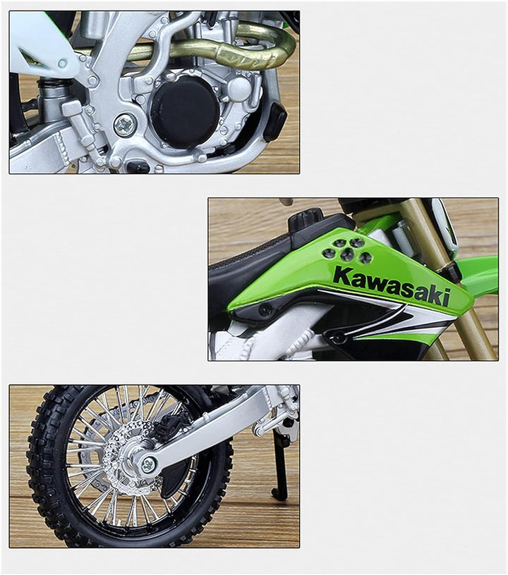 Moto A Escala 1/12 Kawasaki Kx 450f Coleccionable Para Armar
