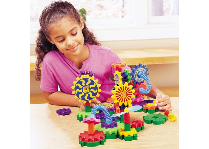 Juego Didáctico de Engranajes Jardín Mágico Para Niños