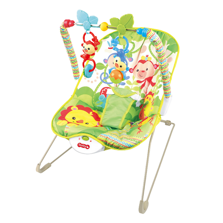 Silla Nido Verde Con Vibración  Para Bebe