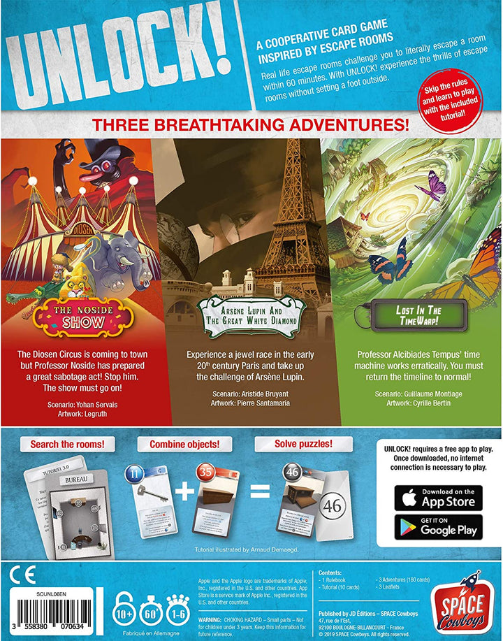 Juego De Mesa Desbloquear Aventuras Atemporales