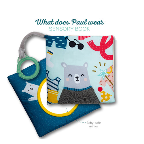 Libro Sensorial Estimulación Temprana ¿Que Usa Paul? Bebes