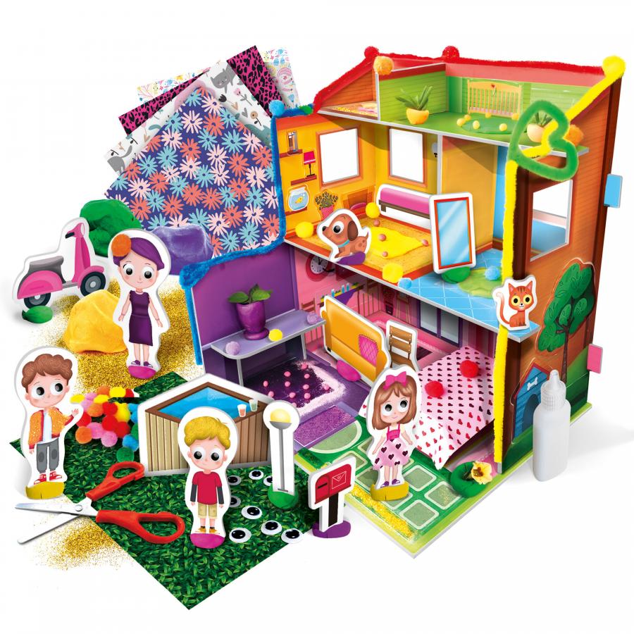 Juego Set De Construccion Casa De Muñecos