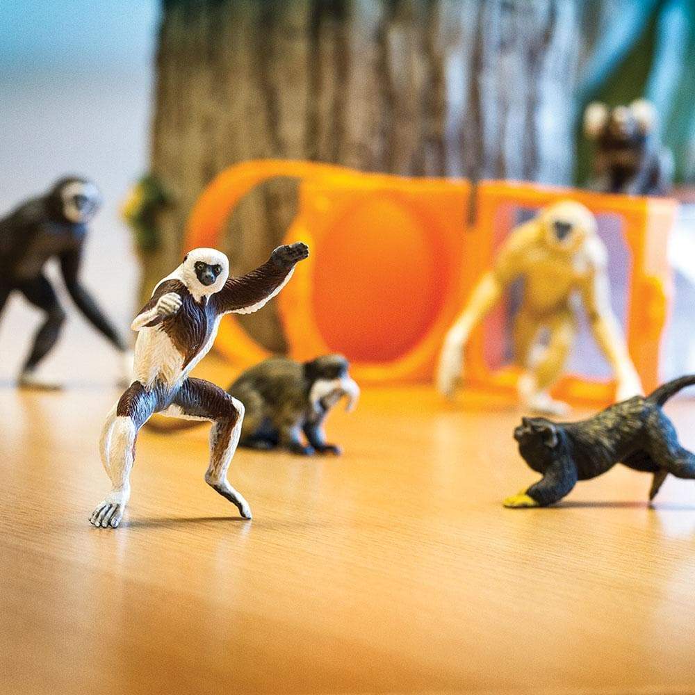 Figuras Animales Primates Pintado a Mano