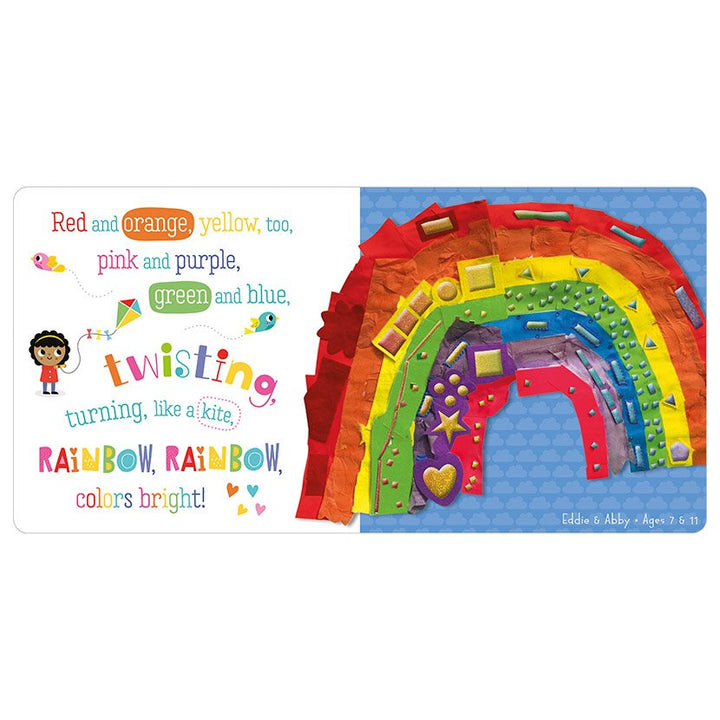 Libro Sensorial Rainbow Colores Brillantes