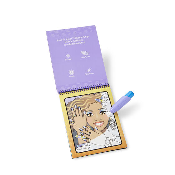 libro para Pintar con Agua Maquillaje