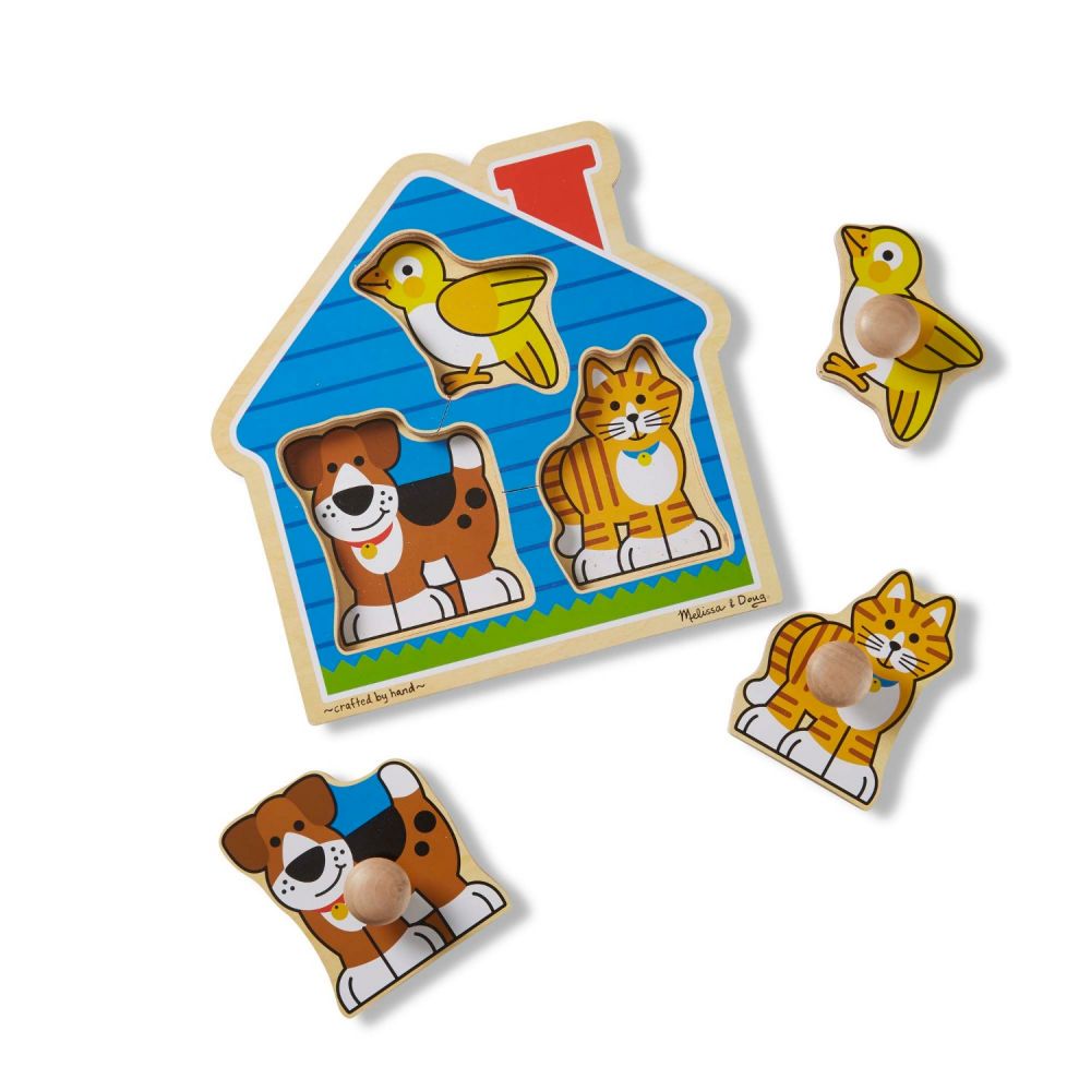 Rompecabezas con Pin Grande Mascotas