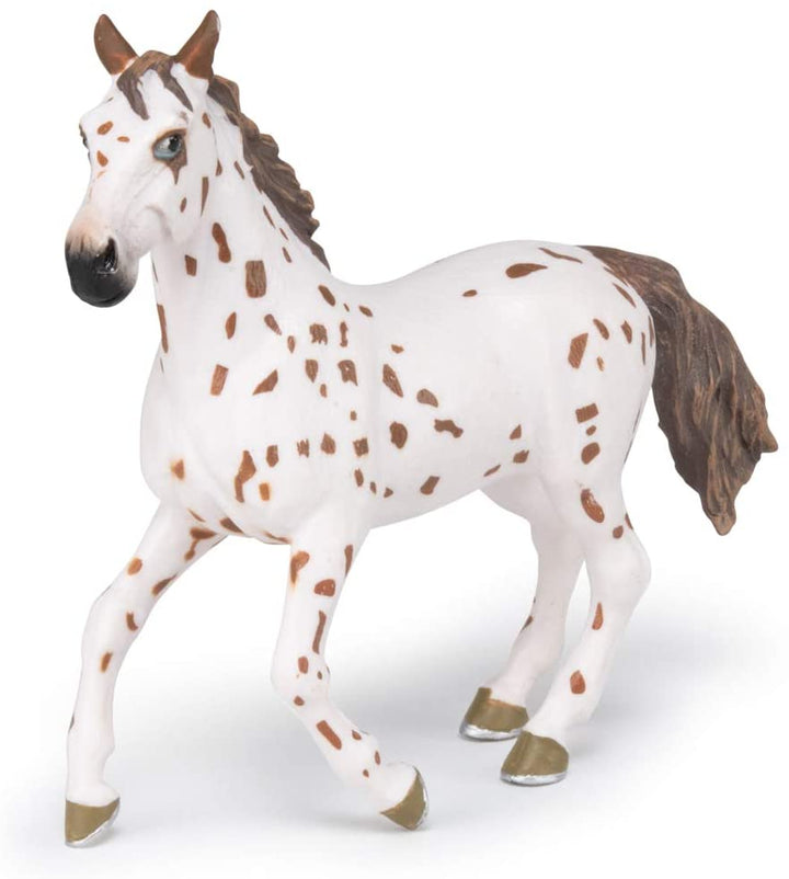 Figura Animales Yegua Appaloosa Pintada a Mano