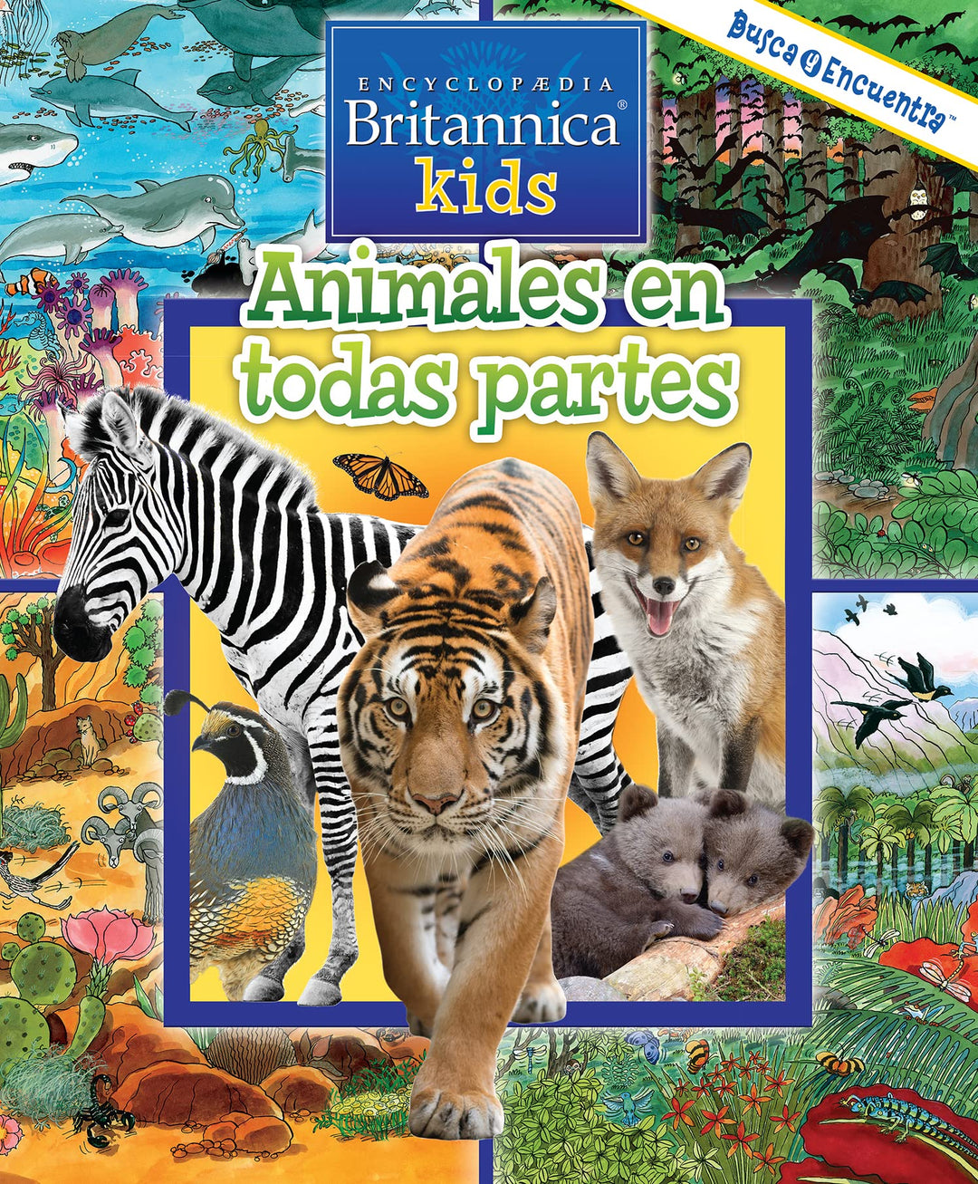 Libro De Actividades Busca Y Encuentra Animales