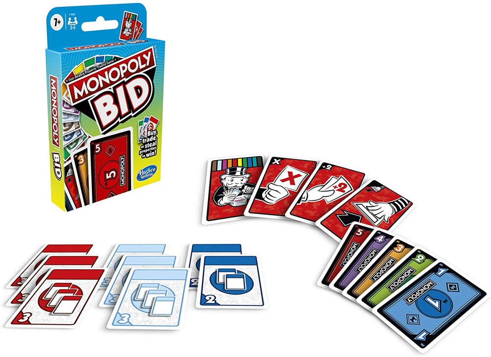 Monopoly Subasta Juego De Cartas Familiar
