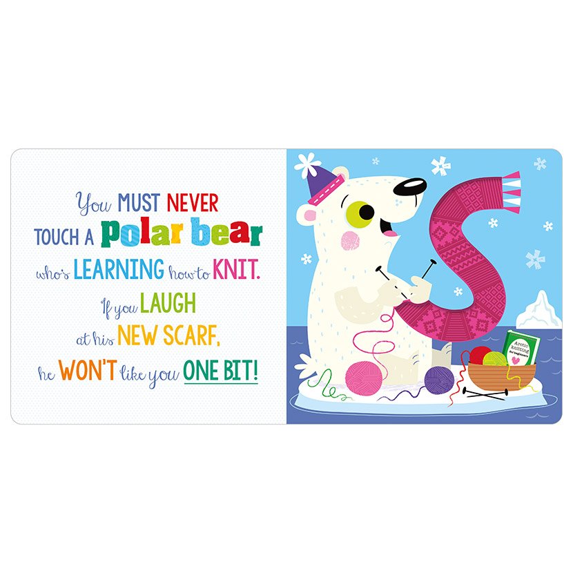 Libro Sensorial Nunca Toques Un Oso Polar