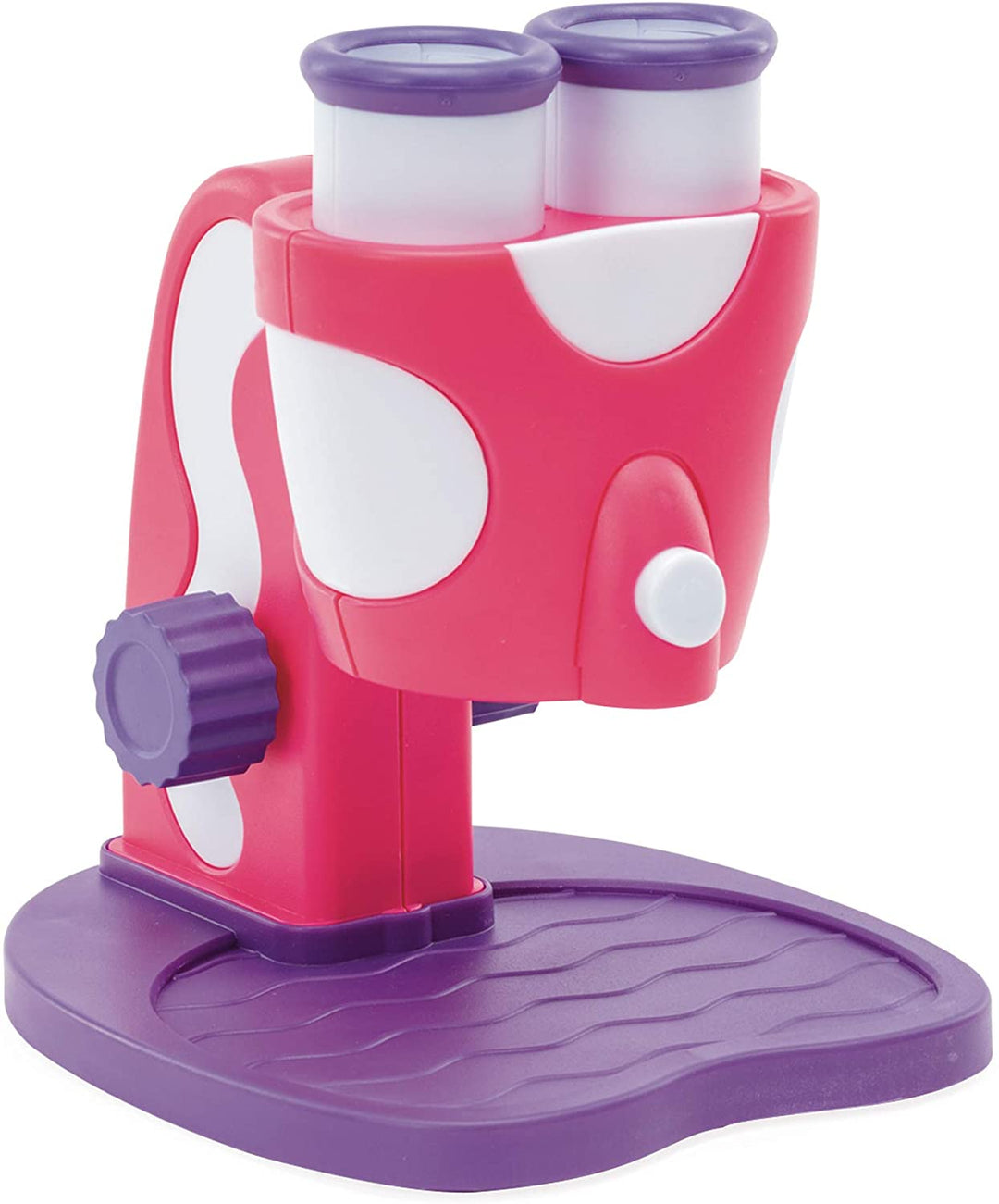 Juego Mi Primer Microscopio Rosado Con Luz Para Niños
