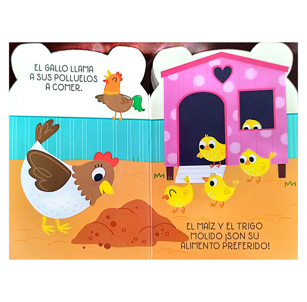 Set De Libros En La Granja Familia De Animales