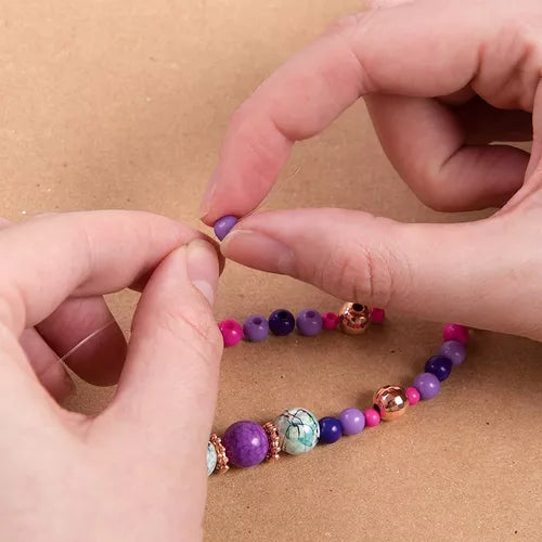 Set Fabrica De Pulseras Y Manillas Azul Para Niños