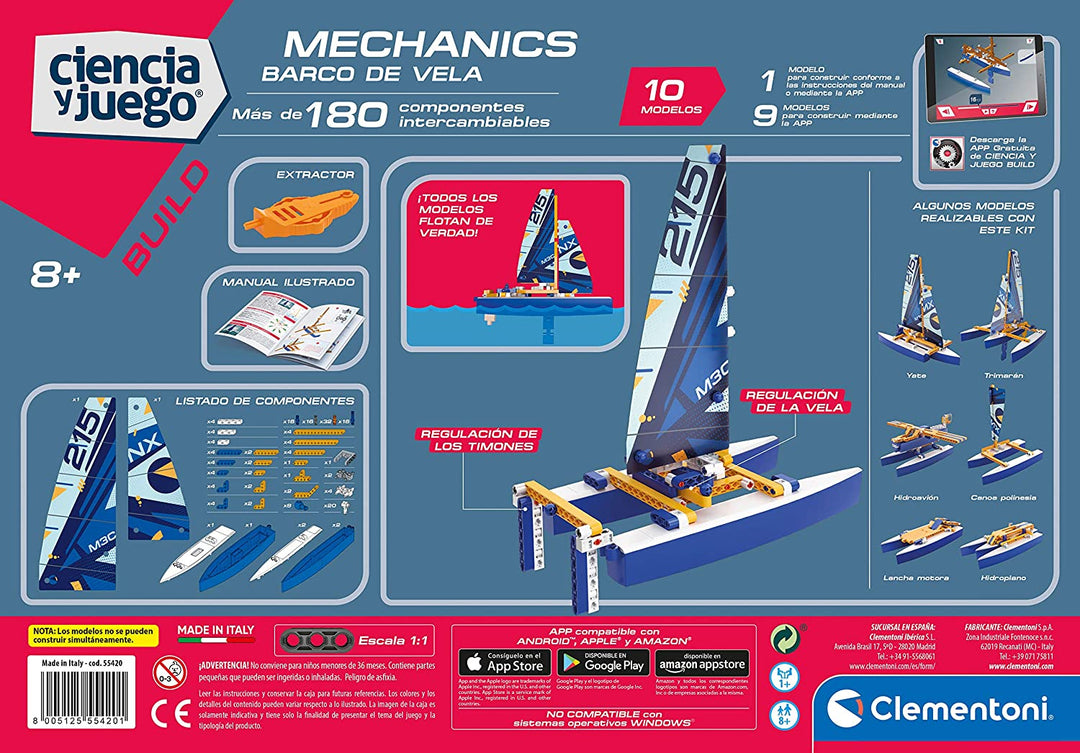 Juego Construcción Tipo Lego 10 Barcos STEM