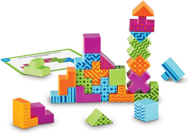 Juego Didactico Bloques Geométricos Niños