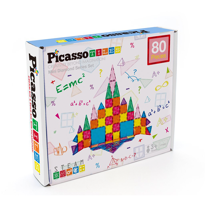 Juego de Construcción Magnético 80 Piezas