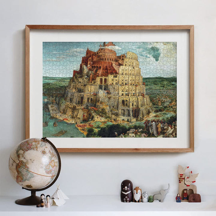 Rompecabezas 1500 Piezas Obra Arte Torre De Babel