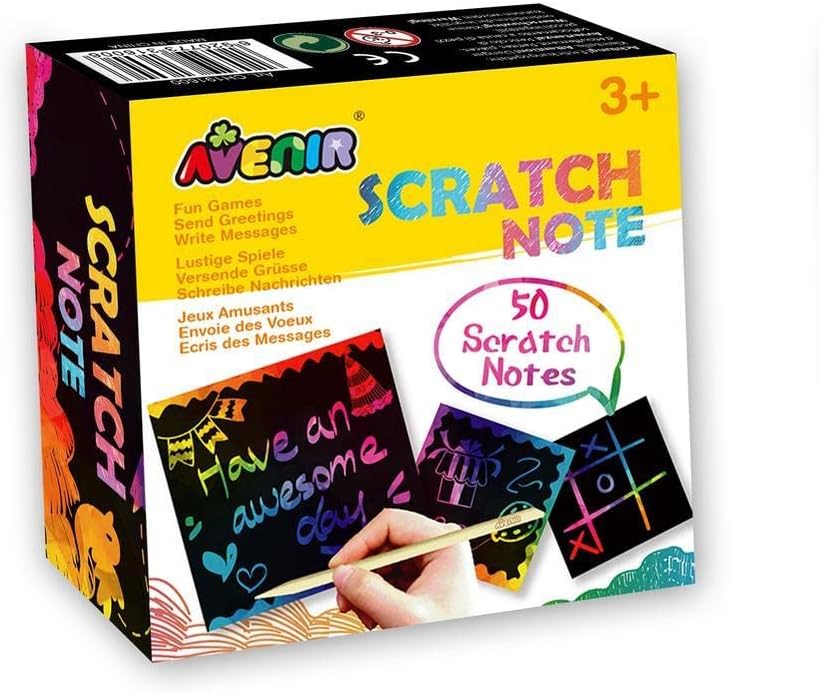 Set De Arte Notas De Papel Magicas Scratch