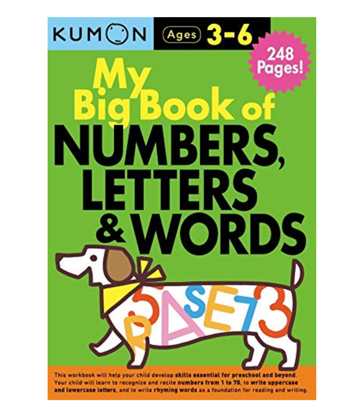 Libro Kumon Gran Libro De Numeros En Ingles Para Niños