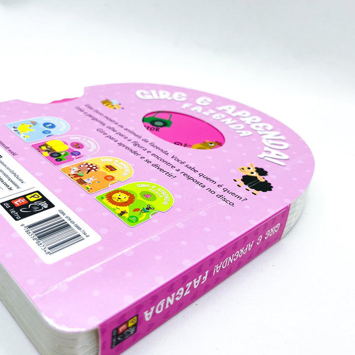Libro Didáctico Gira Y Aprende La Granja