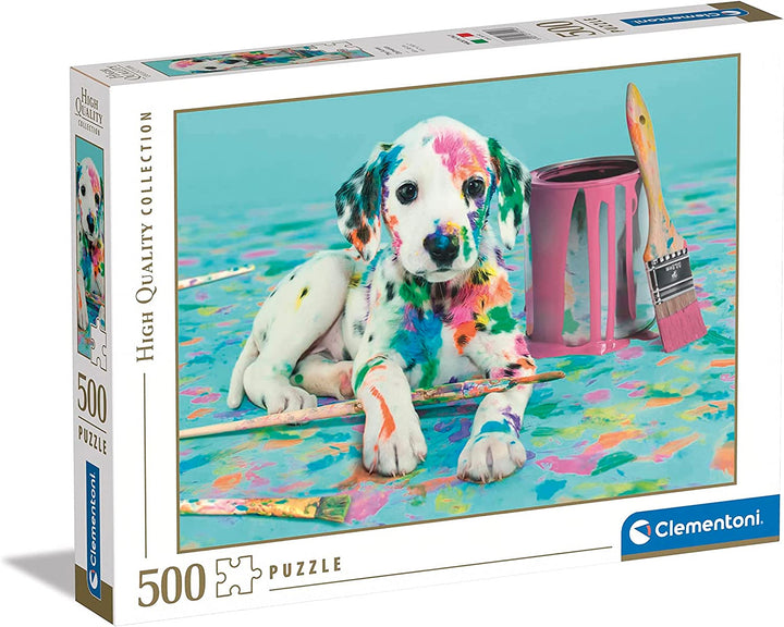 Rompecabezas 500 Piezas Dalmata Pintura De Colores