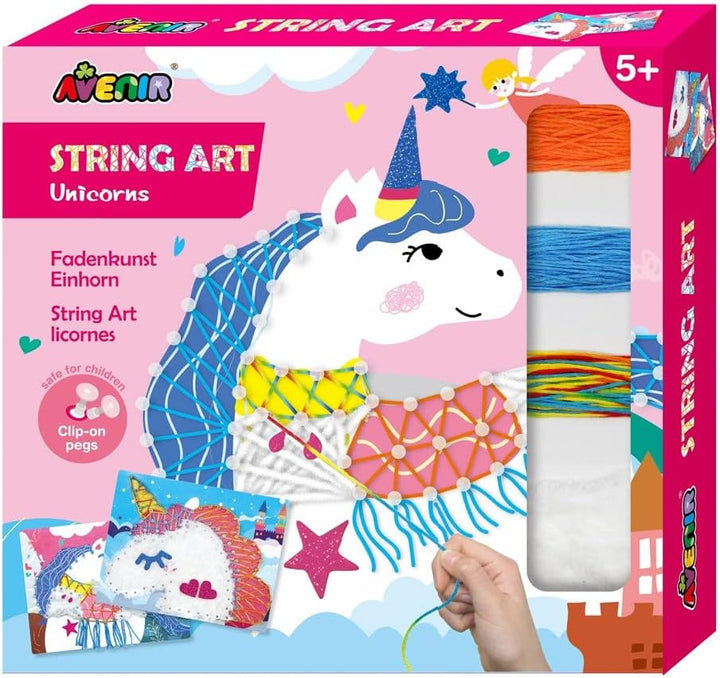 Set Arte Y Diseño Con Hilos Unicornios