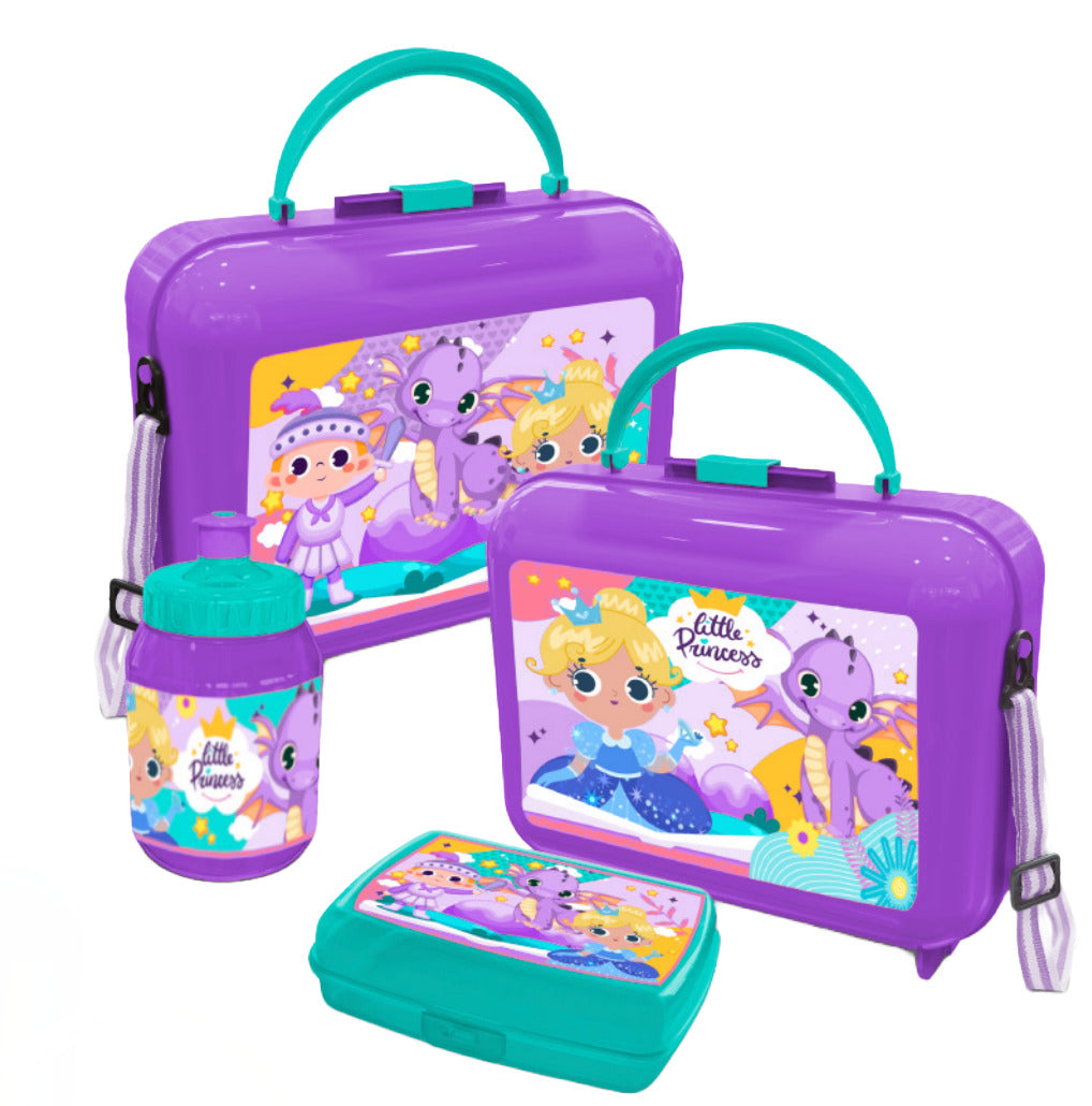 Lonchera Con Termo princesa para colegio niños