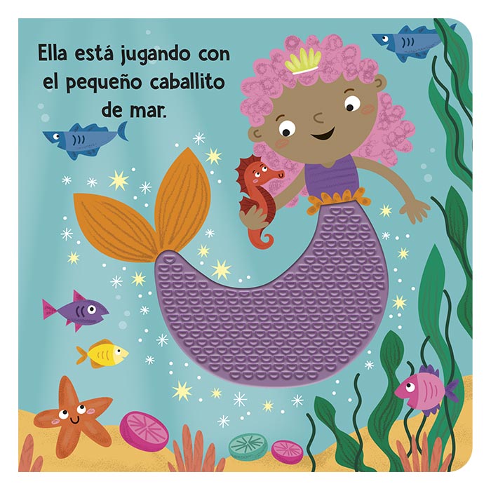 Libro Sensorial Secreto De Las Sirenas Tocar Y Sentir
