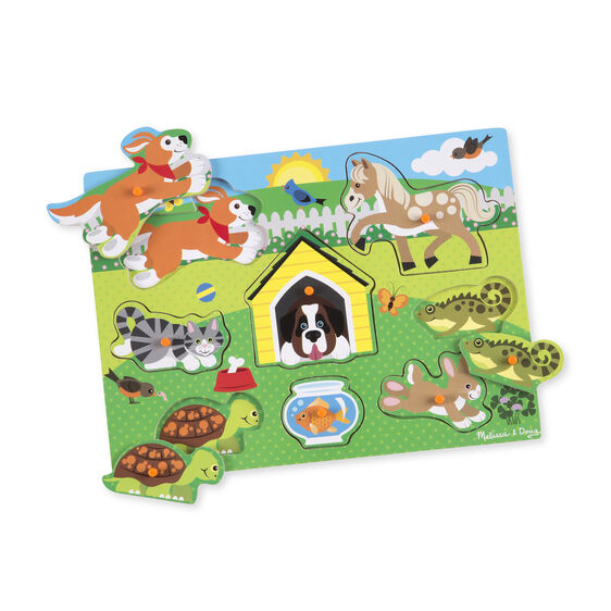 Rompecabezas mascotas con pin