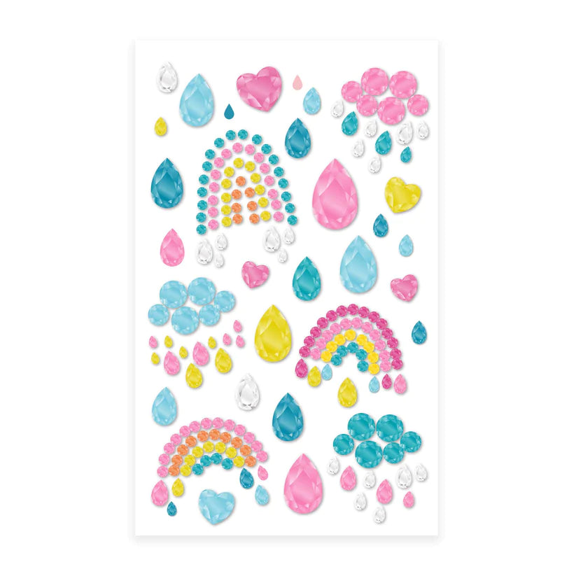 Set De Arte y Manualidades Gemas Para Decorar Arcoiris